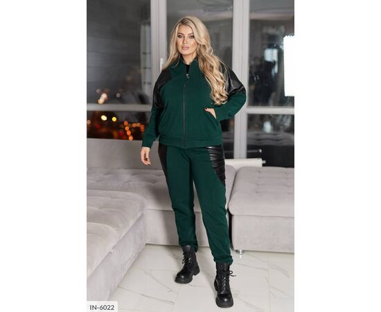 Жіночий прогулянковий костюм зі штанами великі розміри р.50-52;54-56;58-60;62-64 "LETTI" купити недорого від прямого постачальника, зображення 29