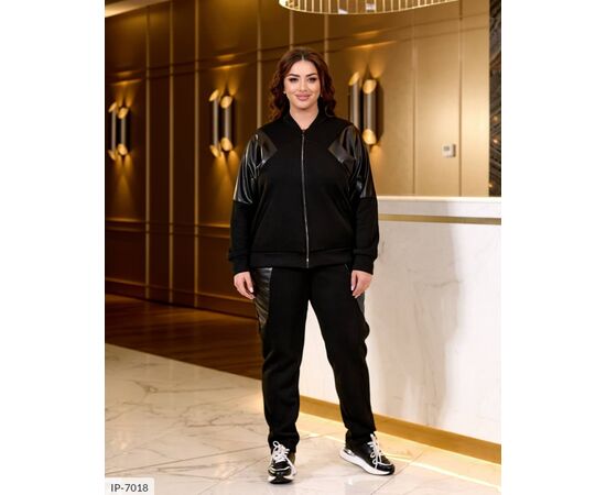 Жіночий прогулянковий костюм зі штанами великі розміри р.50-52;54-56;58-60;62-64 "LETTI" купити недорого від прямого постачальника, зображення 53