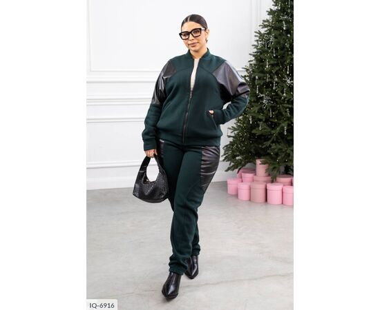 Жіночий прогулянковий костюм зі штанами великі розміри р.50-52;54-56;58-60;62-64 "LETTI" купити недорого від прямого постачальника, зображення 6