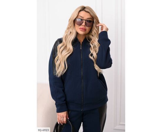 Жіночий прогулянковий костюм зі штанами великі розміри р.50-52;54-56;58-60;62-64 "LETTI" купити недорого від прямого постачальника, зображення 8