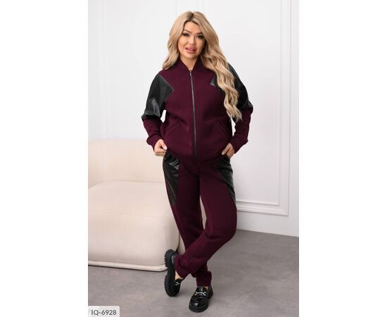 Жіночий прогулянковий костюм зі штанами великі розміри р.50-52;54-56;58-60;62-64 "LETTI" купити недорого від прямого постачальника, зображення 13