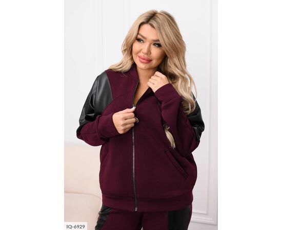 Жіночий прогулянковий костюм зі штанами великі розміри р.50-52;54-56;58-60;62-64 "LETTI" купити недорого від прямого постачальника, зображення 14