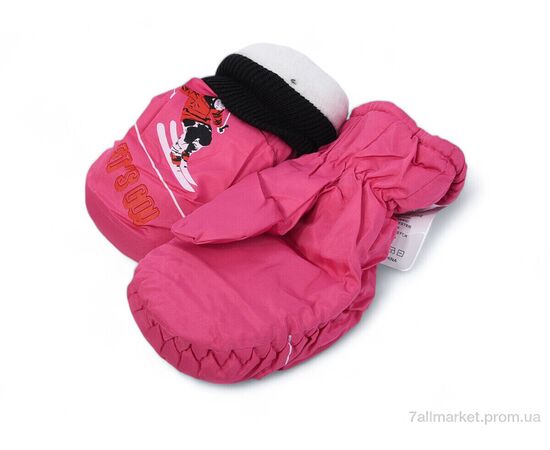 Рукавиці дитячі Зима 2408 mix (12 шт. р.сітка6-8) "KUINH" недорого оптом від прямого постачальника, зображення 2