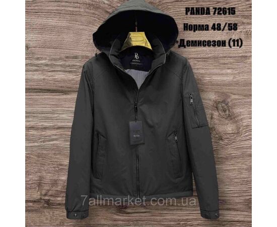 Куртка чоловіча демісезонна з капюшоном р-ри 48-58 (4кол) "SKAY" недорого від прямого постачальника, зображення 3