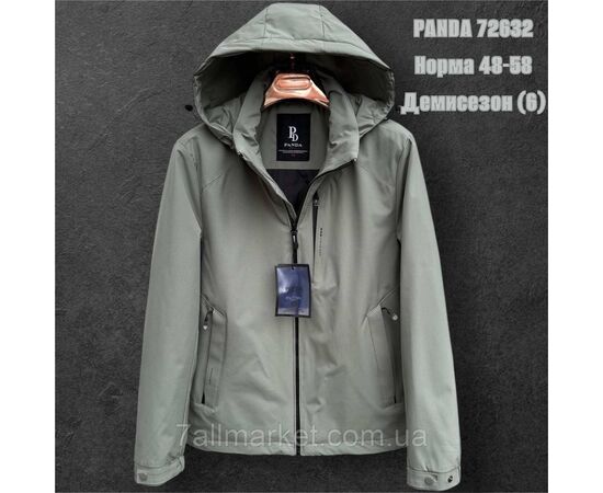 Куртка чоловіча демісезонна з капюшоном р-ри 48-58 (4кол) "SKAY" недорого від прямого постачальника, зображення 2