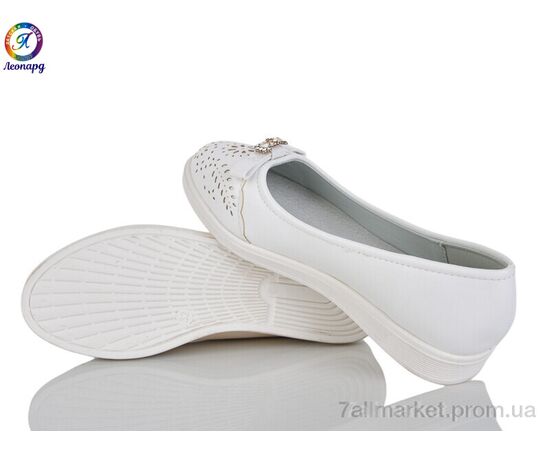 Фотография Балетки детские на девочку Весна/осень 191-6 (8 пар р.32-37) "Леопард" недорого оптом от прямого поставщика, изображение 2