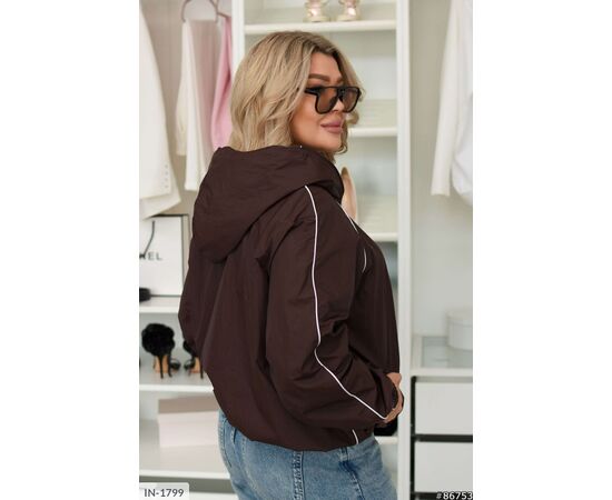 Фотография Ветровка женская большого размера р.46-48;50-52;54-56;58-60 (5цв) "VLADA" купить недорого от прямого поставщика, изображение 7