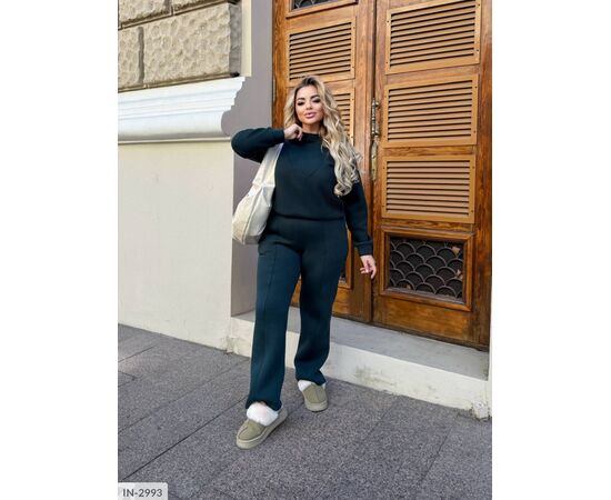 Фотография Женский костюм кофта с брюками на резнике большие размеры р.46-48;50-52;54-56;58-60 (4цв) "VLADA" купить недорого от прямого поставщика, изображение 8