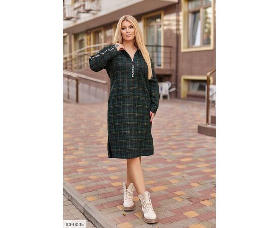 Фотография Женское летнее трикотажное платье р.50-52;54-56;58-60;62-64 (3цв) "LETTI" купить недорого от прямого поставщика, изображение 2