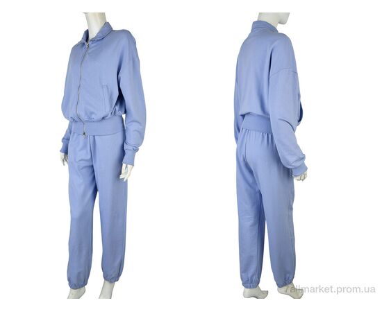 Фотография Спортивный костюм женский Весна/осень 4175 violet (3 шт. р.сетка S-L) "Pryama Vigoda" недорого оптом от прямого поставщика, изображение 3