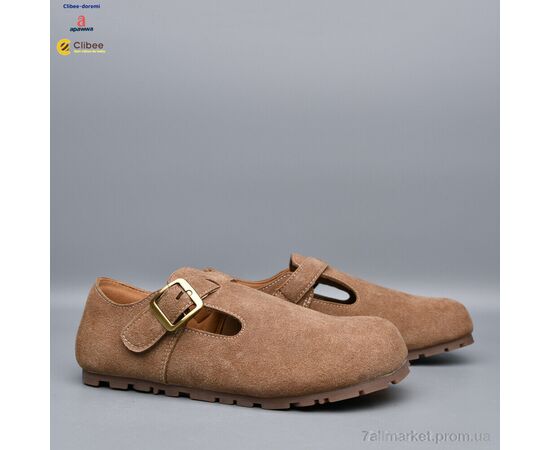 Туфлі дитячі зручні Весна/осінь AB1023 camel (8 пар р.30-37) "Clibee-Doremi" недорого оптом від прямого постачальника, зображення 2