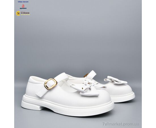 Туфлі дитячі зручні Весна/осінь DC655 white (6 пар р.32-37) "Clibee-Doremi" недорого оптом від прямого постачальника, зображення 2