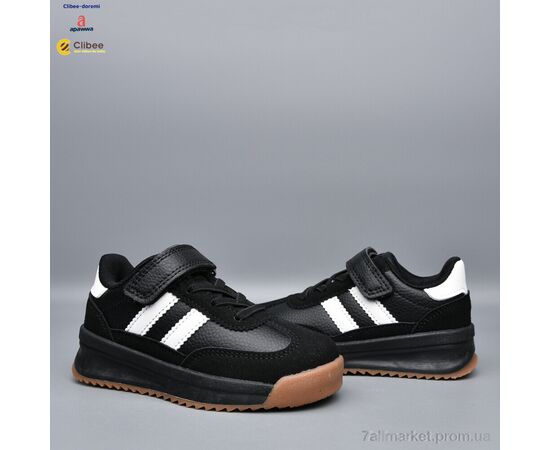 Фотография Кроссовки детские модные Весна/осень LC6611 black (6 пар р.26-31) "Clibee-Doremi" недорого оптом от прямого поставщика, изображение 2