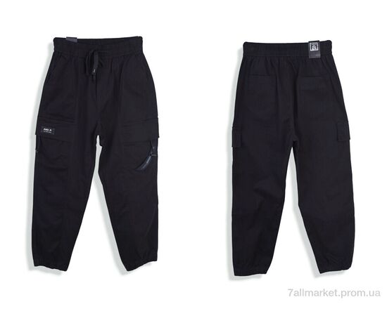 Штани дитячі Весна/осінь 4296-BR1920-1 black (6 шт. р.сітка30-35) "Мир" недорого оптом від прямого постачальника, зображення 3