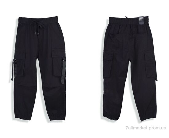 Штани дитячі Весна/осінь 4296-BR1923-1 black (6 шт. р.сітка30-35) "Мир" недорого оптом від прямого постачальника, зображення 3