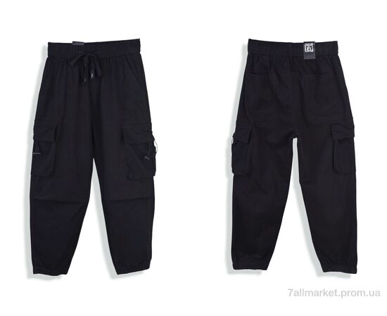 Штани дитячі Весна/осінь 4296-BR1925-1 black (6 шт. р.сітка30-35) "Pryama Vigoda" недорого оптом від прямого постачальника, зображення 3
