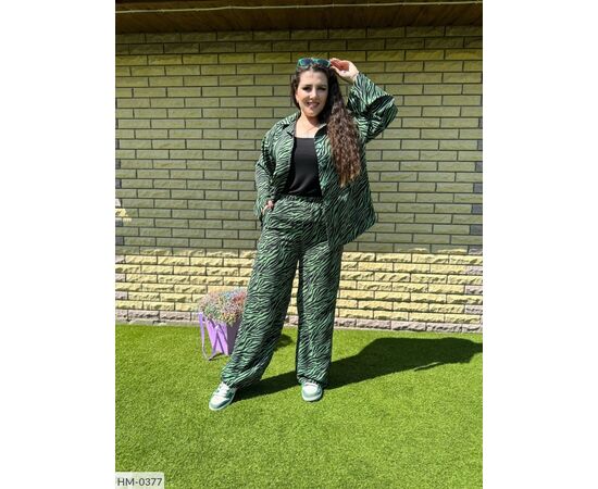 Фотография Женский прогулочный костюм со штанами большие размеры р.48-50;52-54 (3цв) "VLADA" купить недорого от прямого поставщика, изображение 2