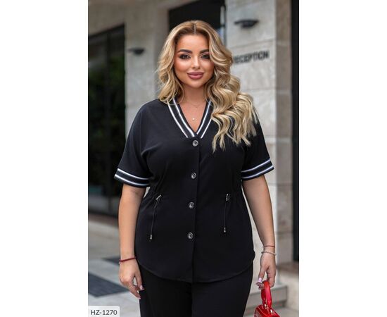 Костюм двійка жіночий великі розміри р.46-48;50-52;54-56;58-60;62-64 (2кол.) "VLADA" купити недорого від прямого постачальника, зображення 3