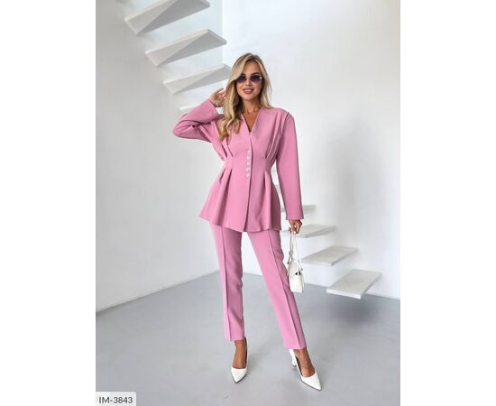 Костюм жіночий зі штанами р.42-44;46-48 (6кол.) "ANNABELLE" купити недорого від прямого постачальника, зображення 13