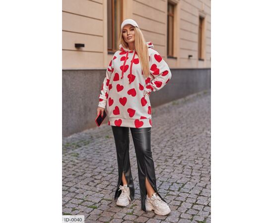 Фотография Женское худи большого размера р.50-52;54-56;58-60;62-64 "LETTI" купить недорого от прямого поставщика, изображение 5