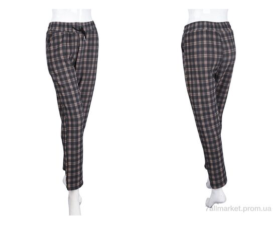 Фотография Женские брюки Зима 3826-001-3-2 brown (5 шт. р.сетка 4XL-8XL) "Мир" недорого оптом от прямого поставщика, изображение 3
