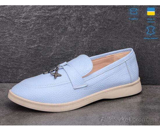 Фотография Туфли женские стильные Весна/осень 316 голубой под заказ (6 пар р.36-40) "G-Aira" недорого оптом от прямого поставщика, изображение 2