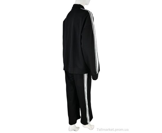 Фотография Спортивный костюм женский Весна/осень 4011-360 black (3 шт. р.сетка M-XL) "Мир" недорого оптом от прямого поставщика, изображение 2