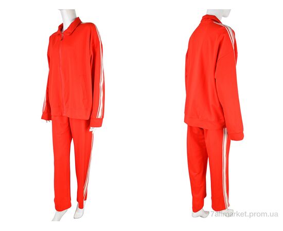 Фотография Спортивный костюм женский Весна/осень 4011-360 red (3 шт. р.сетка M-XL) "Мир" недорого оптом от прямого поставщика, изображение 3