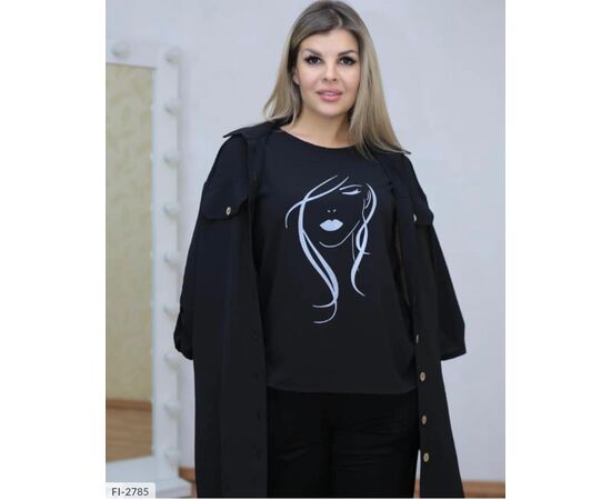 Фотография Костюм-тройка р.46-48;50-52;54-56;58-60;62-64;46-48  (5цв) "VLADA" купить недорого от прямого поставщика, изображение 9