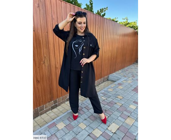 Фотография Костюм-тройка р.46-48;50-52;54-56;58-60;62-64;46-48  (5цв) "VLADA" купить недорого от прямого поставщика, изображение 2