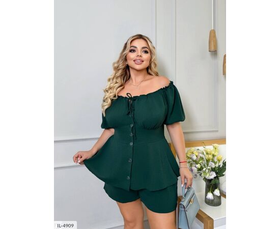 Костюм двійка жіночий великі розміри р.50-52;54-56;58-60 (5кол.) "VLADA" купити недорого від прямого постачальника, зображення 2