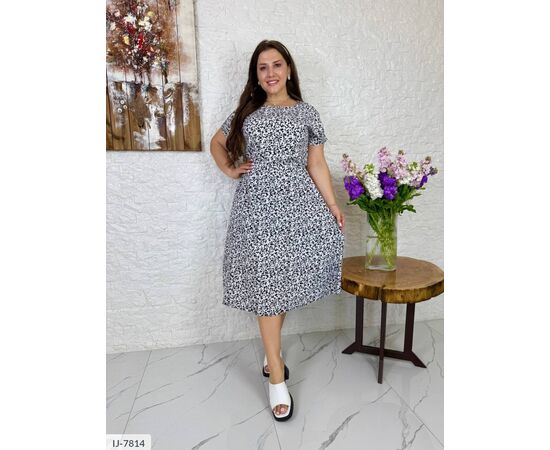 Жіноча сукня софт р.50-52;54-56;58-60 "VLADA" купити недорого від прямого постачальника, зображення 2