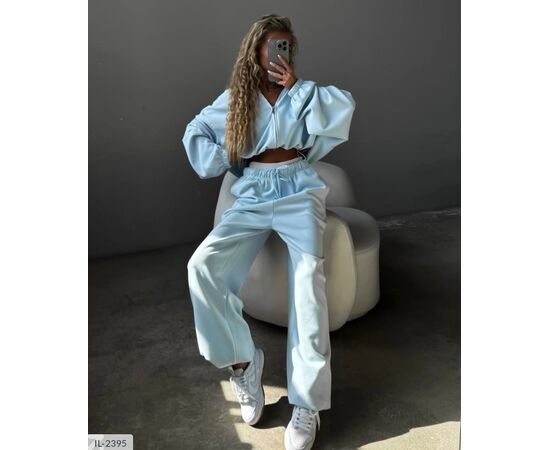 Прогулянковий костюм жіночий р.S-M;M-L (3кол.) "ANNVER" купити недорого від прямого постачальника, зображення 9