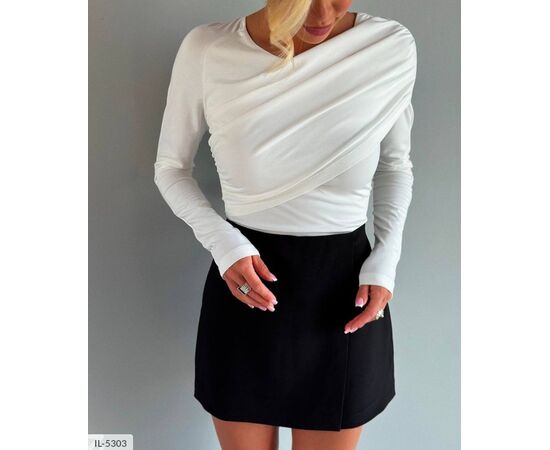 Жіночий лонгслів р.S-M;M-L (3кол.) "ANNVER" купити недорого від прямого постачальника, зображення 3