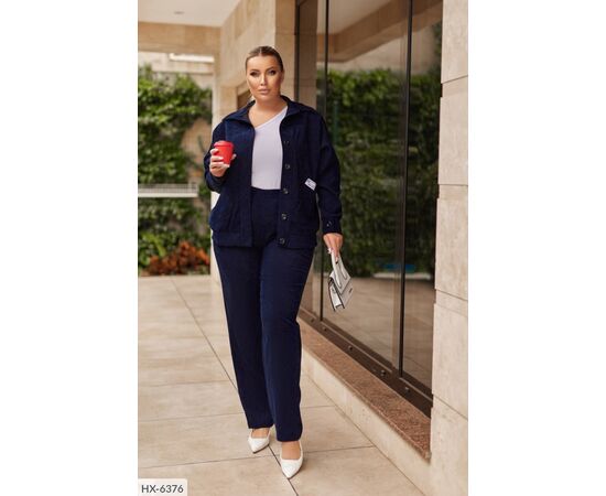 Фотография Костюм брючный женский большие размеры р.50-52;54-56;58-60;62-64 (7цв) "LETTI" купить недорого от прямого поставщика, изображение 13