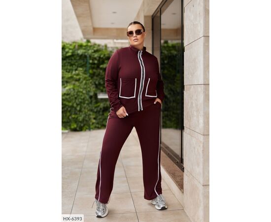 Фотография Костюм брючный женский большие размеры р.50-52;54-56;58-60;62-64 (6цв) "LETTI" купить недорого от прямого поставщика, изображение 8