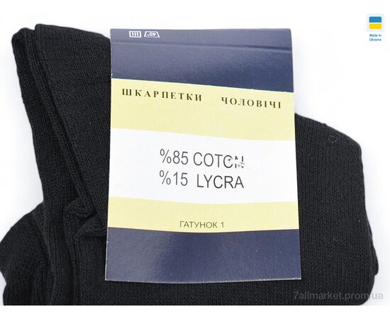 Фотография Носки для мужчин Весна/осень T156 black (12 шт. р.сетка 42-44) "Textile" недорого оптом от прямого поставщика, изображение 2