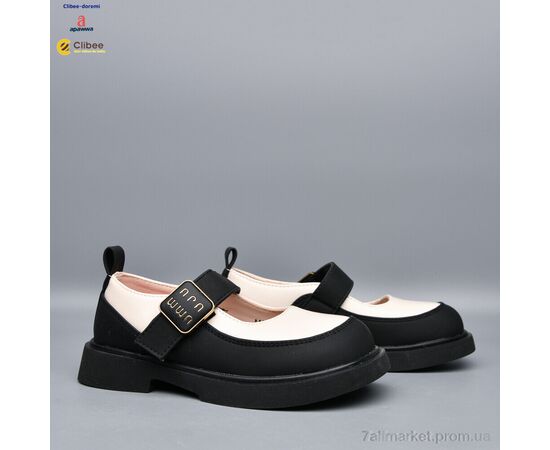Туфлі дитячі зручні Весна/осінь DC(М)546 beige (6 пар р.26-31) "Clibee-Doremi" недорого оптом від прямого постачальника, зображення 2