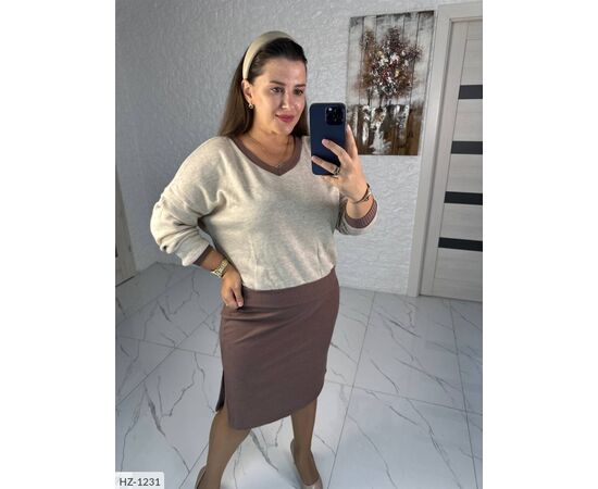 Костюм: кофта і спідниця р.50-52;54-56;58-60 "VLADA" купити недорого від прямого постачальника, зображення 4