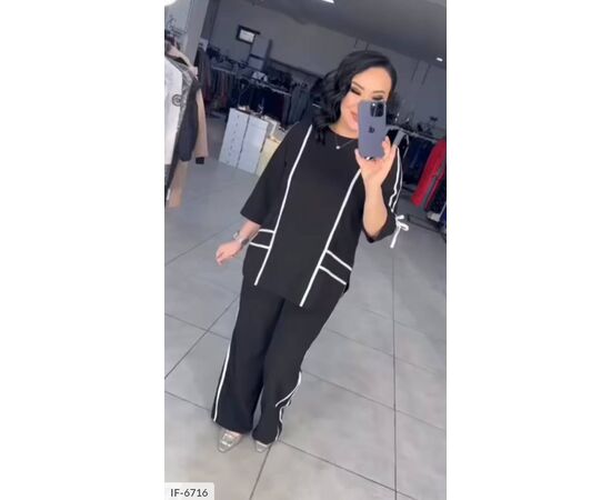 Костюм двійка жіночий великі розміри р.46-48;50-52;54-56;58-60;62-64 (5кол.) "VLADA" купити недорого від прямого постачальника, зображення 10