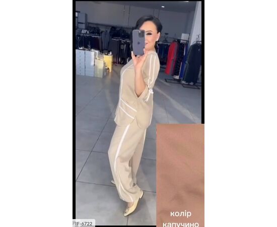 Костюм двійка жіночий великі розміри р.46-48;50-52;54-56;58-60;62-64 (5кол.) "VLADA" купити недорого від прямого постачальника, зображення 4