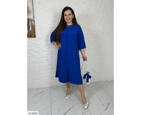 Жіноча сукня з поясом р.46-48;50-52;54-56;58-60 (5кол.) "VLADA" купити недорого від прямого постачальника, зображення 13