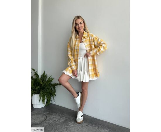 Жіноча фланелева сорочка р.УНИВЕРСАЛЬНЫЙ (6кол.) "ANNABELLE" купити недорого від прямого постачальника, зображення 2