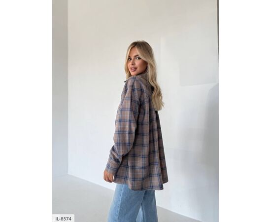 Жіноча фланелева сорочка р.УНИВЕРСАЛЬНЫЙ (6кол.) "ANNABELLE" купити недорого від прямого постачальника, зображення 38