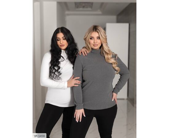 Фотография Женский гольф большого размера р.50-52;54-56;58-60;62-64 (6цв) "LETTI" купить недорого от прямого поставщика, изображение 7