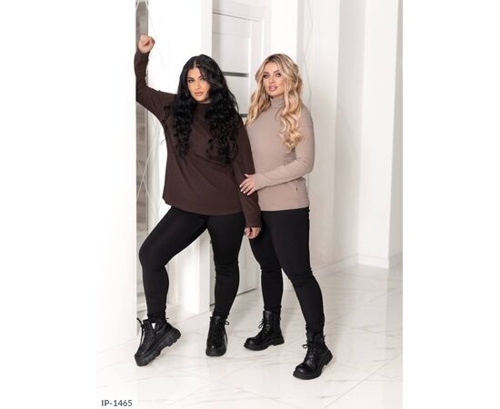 Фотография Женский гольф большого размера р.50-52;54-56;58-60;62-64 (6цв) "LETTI" купить недорого от прямого поставщика, изображение 17