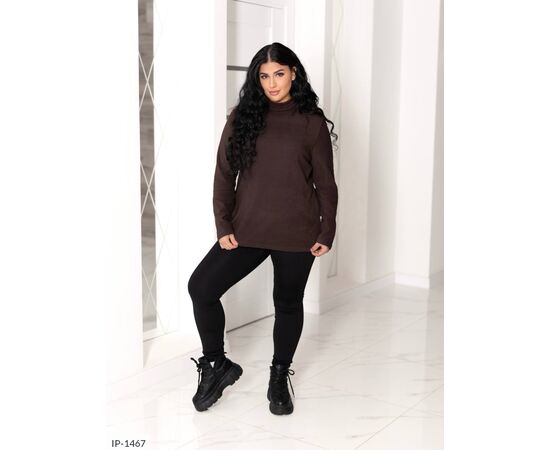 Фотография Женский гольф большого размера р.50-52;54-56;58-60;62-64 (6цв) "LETTI" купить недорого от прямого поставщика, изображение 19