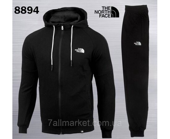 Спортивний чоловічий костюм на блискавці Норт Фейс р-ри 2XL-6XL (2кв) "REMAIN" недорого від прямого постачальника, зображення 2