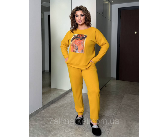 Фотография Костюм 2-ка женский домашний трикотажный размеры 46-60 "LADA" недорого от прямого поставщика, изображение 2