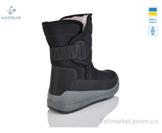 Дутики жіночі утеплені Зима P263 чорний (8 пар р.37-42) "Acorus" недорого оптом від прямого постачальника, зображення 2